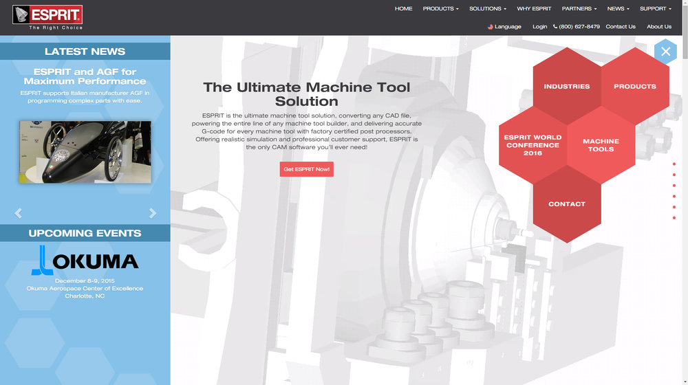 ESPRIT CAD/CAM Yazılımda Çığır Açacak Yeni Web Sitesini ve Markasını Piyasaya Sürüyor